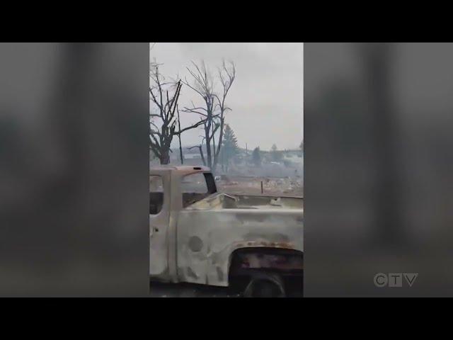⁣Drive through Jasper shows neighbourhood destroyed by fire | JASPER WILDFIRE
