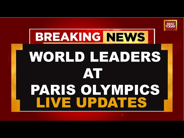Paris Olympics 2024 LIVE: World Leaders Attend Paris Olympics 2024 Live | Olympics Opening Ceremony