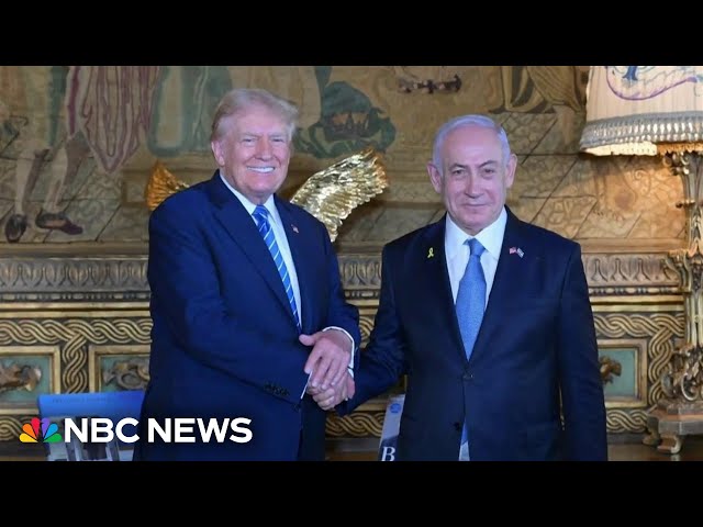 ⁣Trump hosts Netanyahu at Mar-a-Lago as Israeli Prime Minister extends U.S. visit