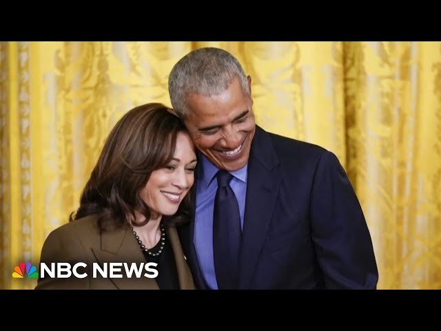 ⁣Obamas endorse Kamala Harris for president