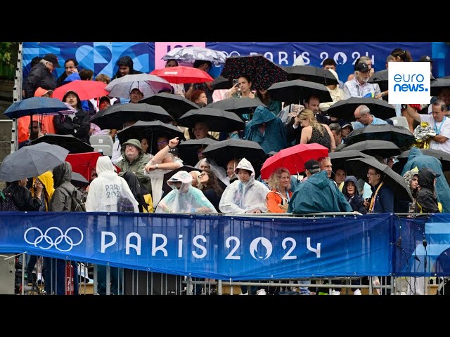 ⁣Paris 2024 Olympics opening ceremony: People watching in fan zones in Paris