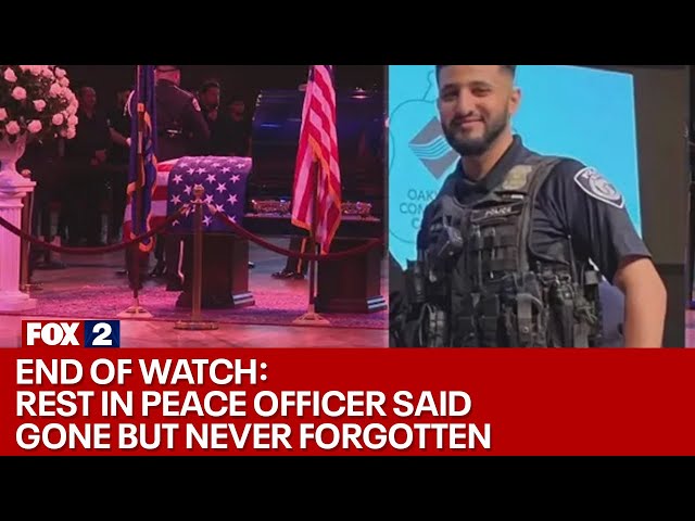 ⁣END OF WATCH: Officer Mohamed Said laid to rest