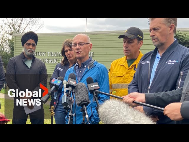 ⁣Critical infrastructure saved in Jasper as 1/3rd of town destroyed by wildfire | FULL