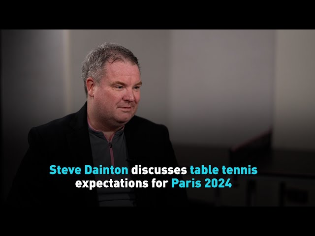 ⁣Steve Dainton discusses table tennis expectations for Paris 2024