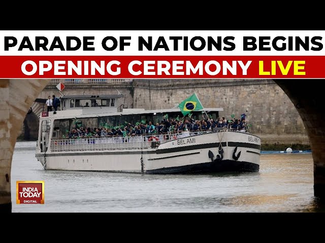 ⁣Paris Olympics 2024 Opening Ceremony Live: Parade Of Nations Resume After Aya Nakamura Performs LIVE