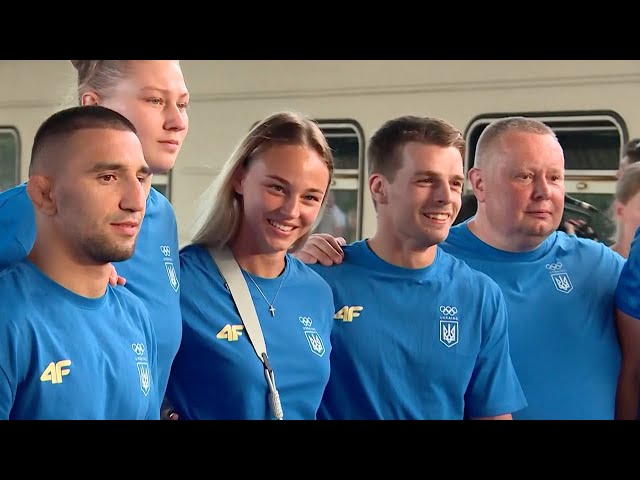⁣Ukrainian Olympic team hollowed out by war heads to Paris