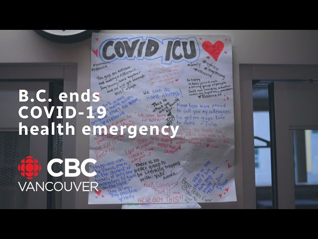 COVID-19 public health emergency in B.C. declared over