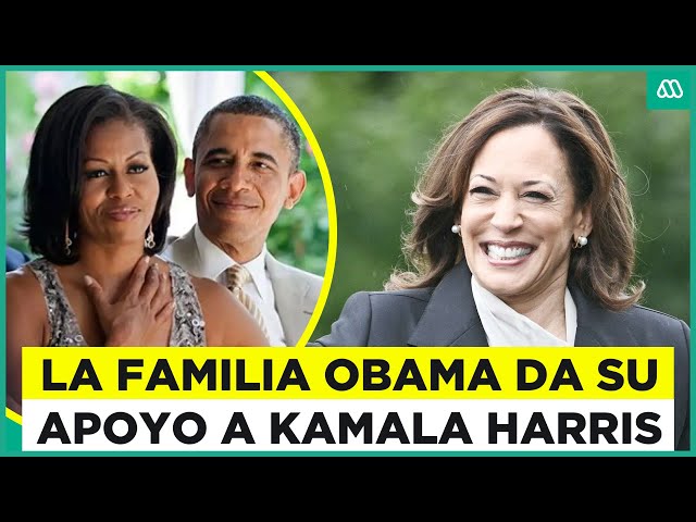 ⁣"No podríamos estar más orgullosos de respaldarte": Michelle y Barack Obama apoyan a Kamal