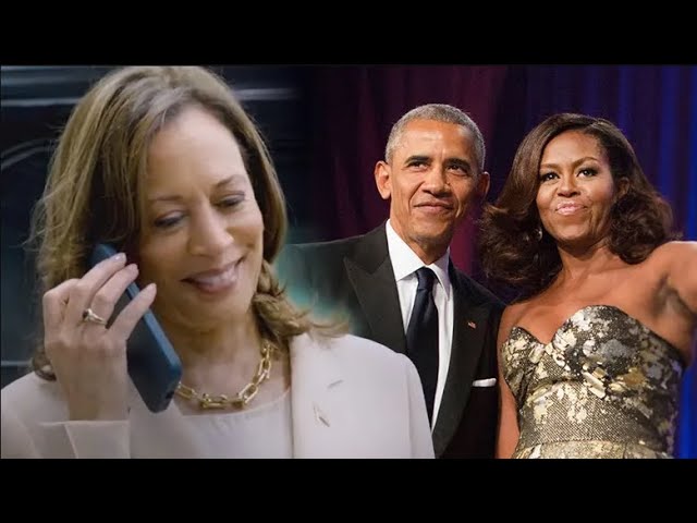 Así fue la llamada con la que los Obama respaldaron a Kamala Harris