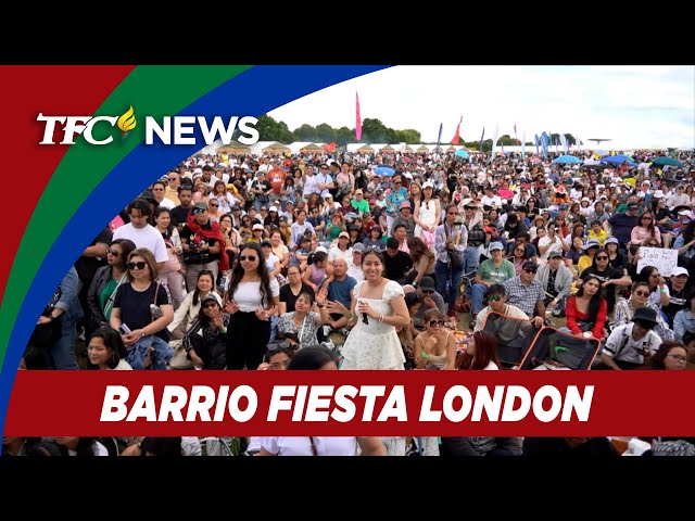 Double celebration ng 40th Barrio Fiesta London at 30th anniversary ng TFC dinagsa | TFC News London