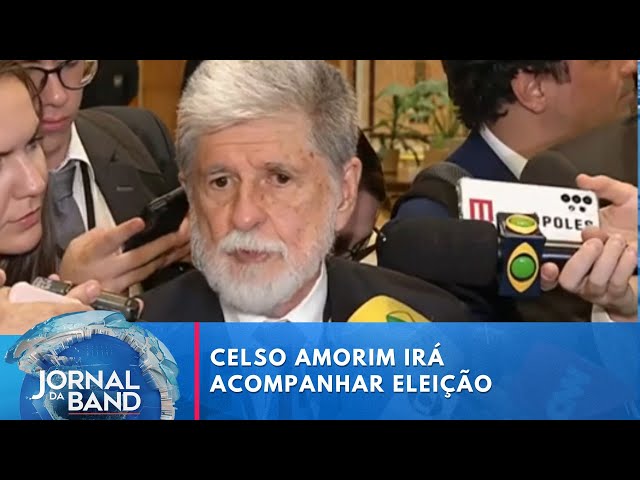 ⁣Brasil envia Celso Amorim para Caracas, na Venezuela | Jornal da Band
