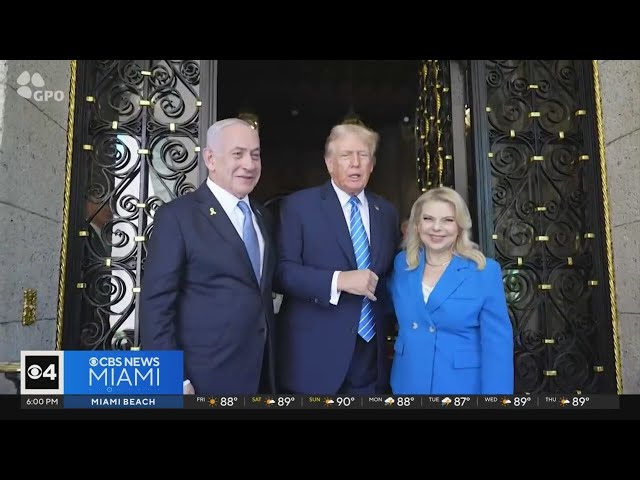 Trump meets with Netanyahu in Mar-a-Lago