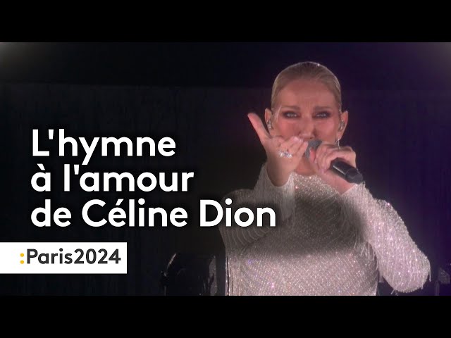 ⁣Paris 2024 : Céline Dion interprète un émouvant "Hymne à l'amour"