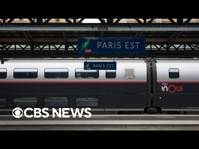 ⁣Arson attack disrupts France's high-speed rail system
