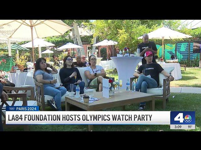 ⁣LA84 Foundation hosts Olympics watch party