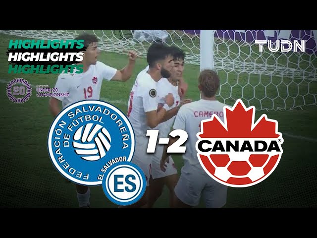 ⁣Resumen y goles | El Salvador 1-2 Canadá | CONCACAF Sub20 Championship | TUDN