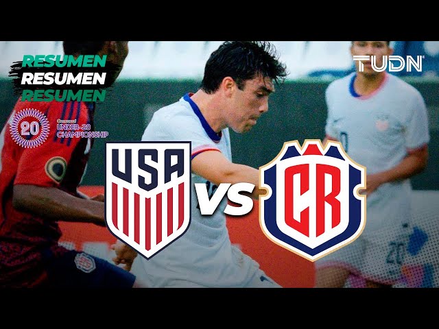 ⁣Resumen y gol | Estados Unidos vs Costa Rica | CONCACAF Sub20 Championship | TUDN