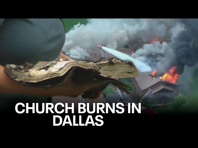 ⁣Dallas pastor describes the moment he realized his church was on fire