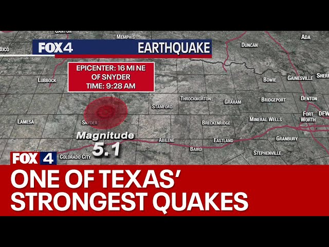 ⁣West Texas sees of state's strongest earthquakes ever, shakes felt in DFW