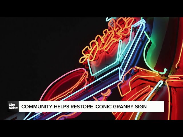 ⁣Community unites to restore iconic sign at Granby, Que. restaurant