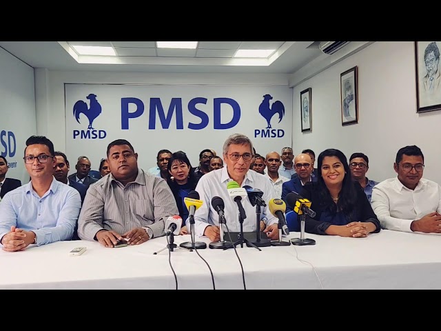 Suivez la Conférence de Presse de presse du PMSD