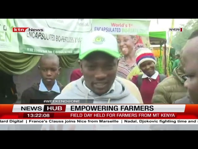 ⁣Farmers from Mt Kenya gather at Wambugu Agriculture Training College for annual farmers' field 