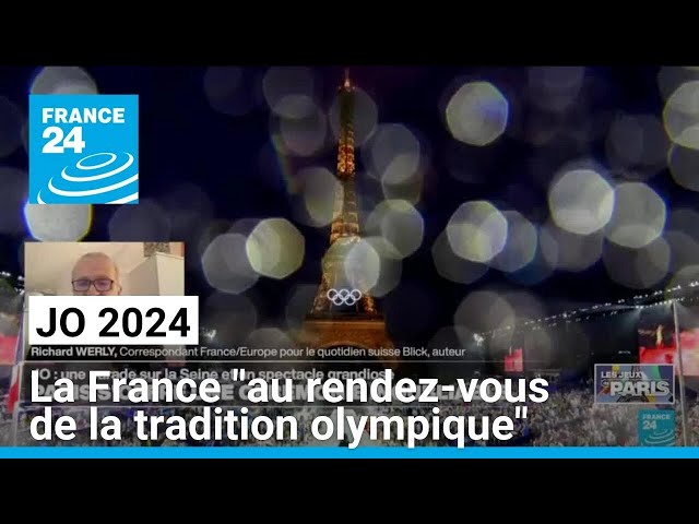 ⁣Cérémonie d'ouverture des JO de Paris : "la France a été au rendez-vous de la tradition ol