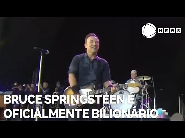 ⁣Cantor Bruce Springsteen se torna oficialmente um bilionário, segundo a Forbes