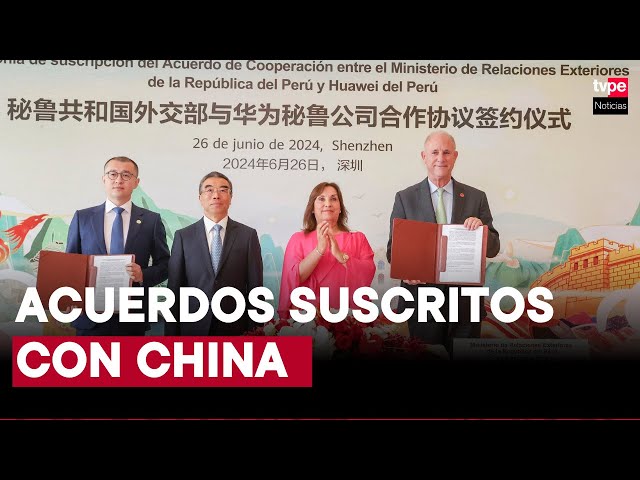 ⁣Presidenta Boluarte en China: análisis de los acuerdos suscritos entre el país asiático y el Perú