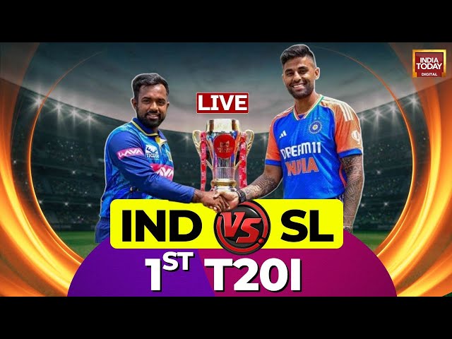⁣IND Vs SL 1st T20I LIVE: India Vs Sri Lanka 1st T20I Live Score Card And Updates | India Today LIVE
