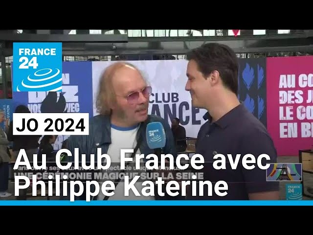 ⁣JO 2024 : au Club France avec le chanteur Philippe Katerine • FRANCE 24