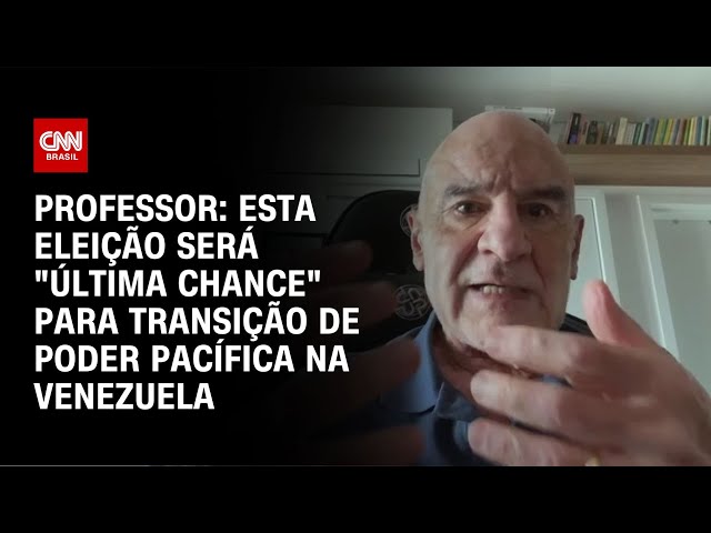 ⁣Professor: Esta eleição será "última chance" para transição de poder pacífica na Venezuela