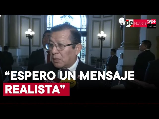 Congreso: expectativa por el mensaje presidencial de este 28 de julio