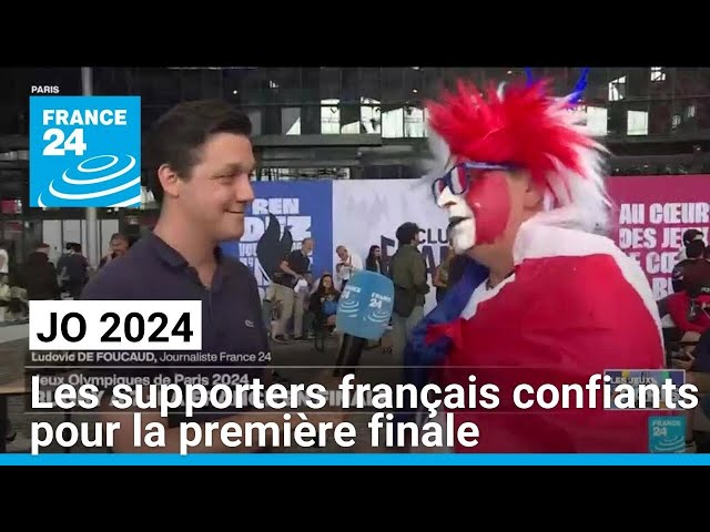 JO 2024 : les supporters français confiants avant la finale du rugby à VII • FRANCE 24