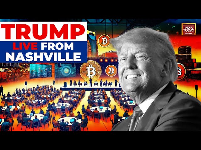 ⁣Trump Speech LIVE: Nashville Day 2 Live Updates | Trump Delivers Remarks At Bitcoin 2024 Conference