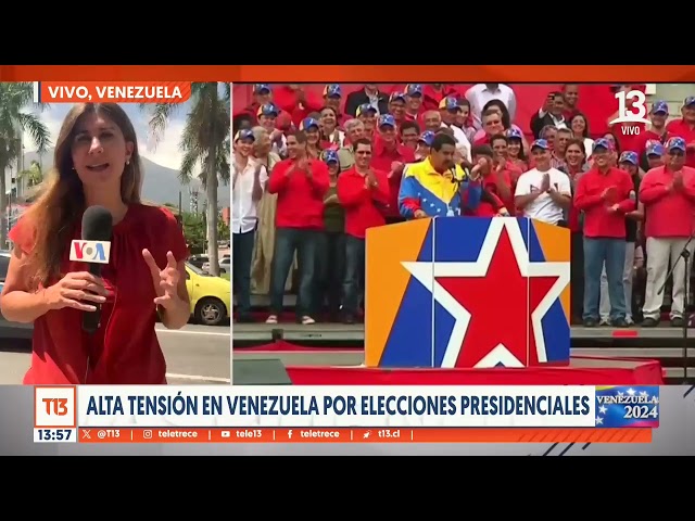 Alta tensión en Venezuela por elecciones presidenciales