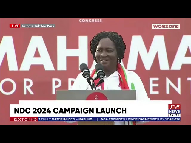 ⁣NDC 2024 campaign launch: The time has come for us to reset Ghana - John Mahama