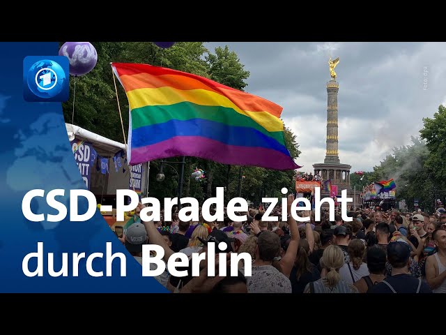 Hunderttausende feiern Christopher Street Day (CSD) in Berlin