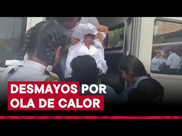 Tumbes: ola de calor ocasiona 260 desmayos durante desfile escolar