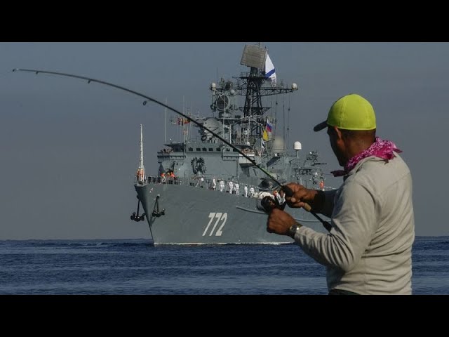 ⁣Three warships from Russia's Baltic Fleet dock in Cuba, purpose of visit unknown