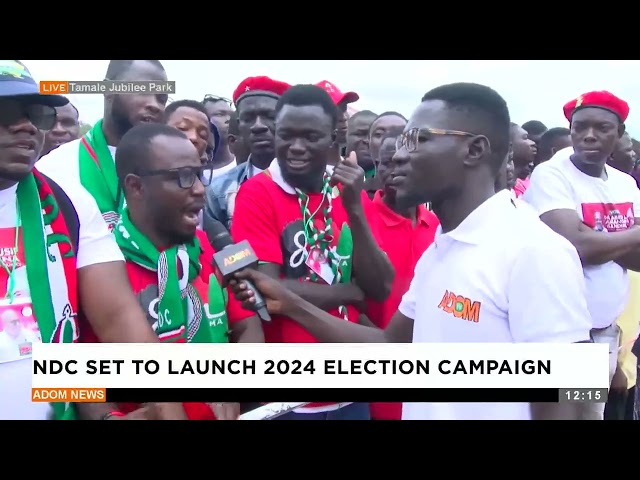 ⁣NDC set to launch 2024 election campaign