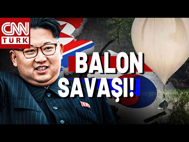 ⁣En İlginç Savaş Biçimi! Kuzey ve Güney Kore'den "Çöp-Balon-Hoparlör" Savaşı... | CNN 