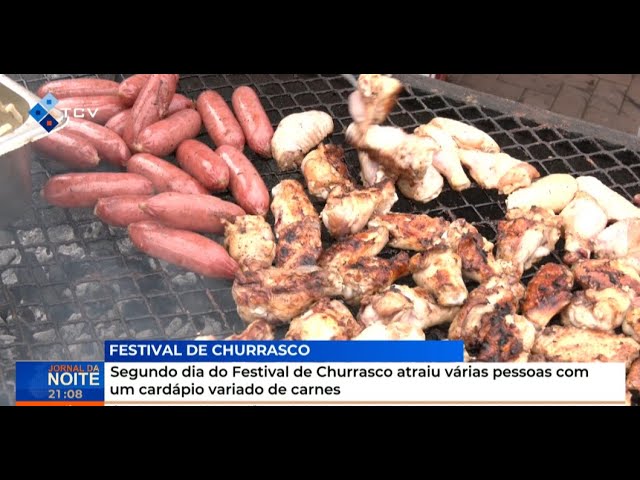 ⁣Segundo dia do Festival de Churrasco atraiu várias pessoas com um cardápio variado de carnes