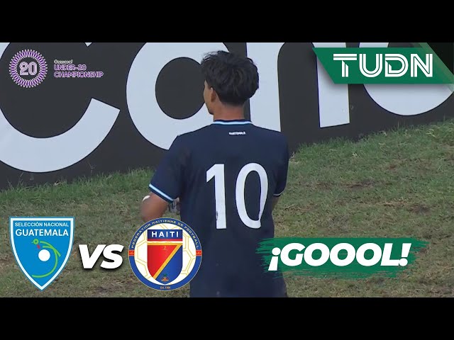 ⁣¡MANITA y TRIPLETE de Escobar! | Guatemala 5-0 Haití | CONCACAF Sub20 Championship | TUDN