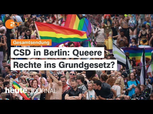 heute journal vom 27.07.2024 CSD in Berlin, Raketeneinschlag Israel, Wahlen in Venezuela