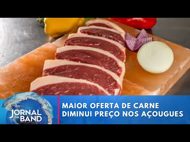 ⁣Oferta maior de carne baixa preço da proteína nos açougues | Jornal da Band