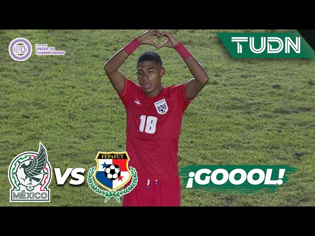 ¡SORPRESA! GOOL de Panamá | México 0-1 Panamá | CONCACAF Sub20 Championship | TUDN