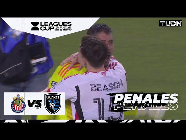 ¡TANDA DE PENALES COMPLETA! | Chivas vs SJ Earthquakes | Leagues Cup 2024 | TUDN