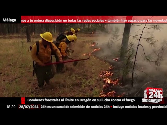 Noticia - Bomberos forestales al límite en Oregón en su lucha contra los incendios