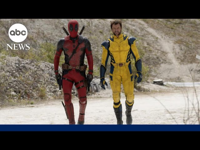 ⁣Actors Ryan Reynolds and Hugh Jackman dish about making 'Deadpool & Wolverine’